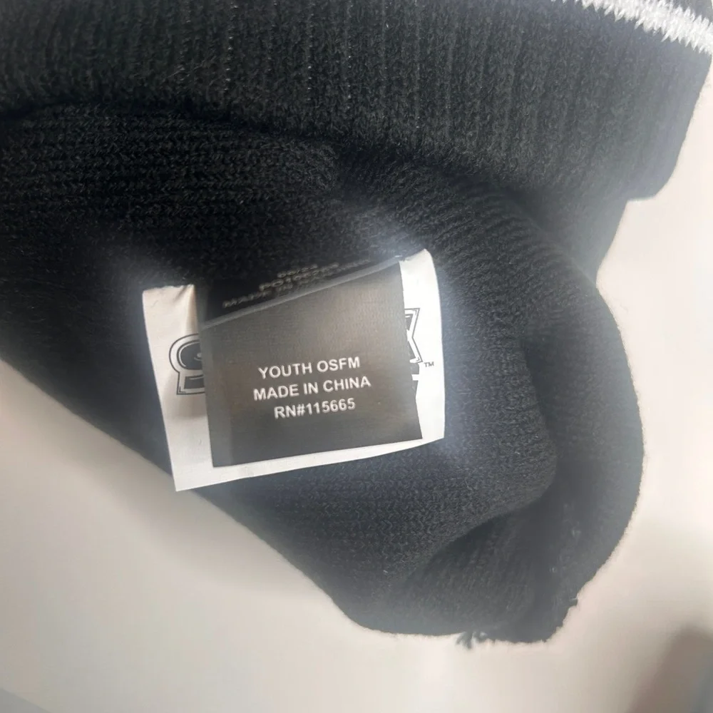 Youth Black Sonic the Hedgehog Beanie Cap Hat